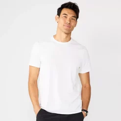 Men's Apt. 9® Solid Crewneck Tee -Campus Sutra Shop 2247719 Modern White