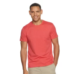 Big & Tall Apt. 9® Core Solid Crewneck Tee -Campus Sutra Shop 2333641 Dark Coral