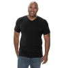 Big & Tall Apt. 9® Core Solid V-Neck Tee 1 Big & Tall Apt. 9® Core Solid V-Neck Tee -Campus Sutra Shop 2333657 Black