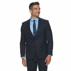 Men's Apt. 9® Premier Flex Slim-Fit Suit Jacket 18 Men's Apt. 9® Premier Flex Slim-Fit Suit Jacket -Campus Sutra Shop 2783785 Bright Blue Windowpane