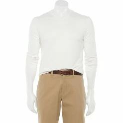 Men's Apt. 9® Premier Flex Standard-Fit Solid V-neck Tee 15 Men's Apt. 9® Premier Flex Standard-Fit Solid V-neck Tee -Campus Sutra Shop 2933304 Modern White