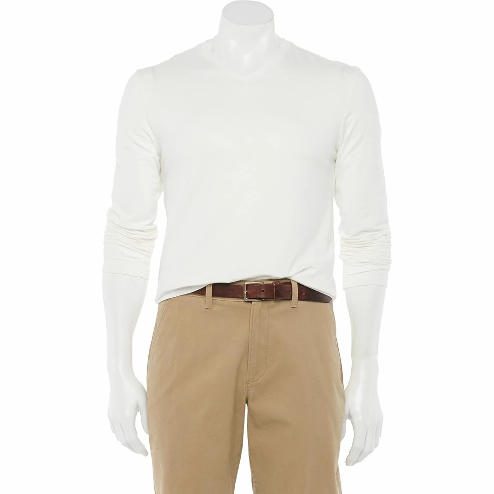 Men's Apt. 9® Premier Flex Standard-Fit Solid V-neck Tee 5 Men's Apt. 9® Premier Flex Standard-Fit Solid V-neck Tee - Image 3