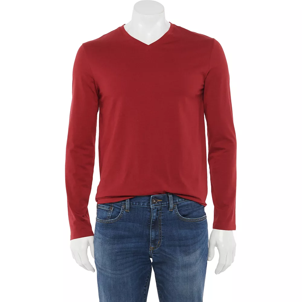 Men's Apt. 9® Premier Flex Standard-Fit Solid V-neck Tee 7 Men's Apt. 9® Premier Flex Standard-Fit Solid V-neck Tee - Image 5