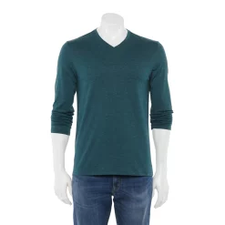 Men's Apt. 9® Premier Flex Standard-Fit Solid V-neck Tee 23 Men's Apt. 9® Premier Flex Standard-Fit Solid V-neck Tee -Campus Sutra Shop 2933304 Teal