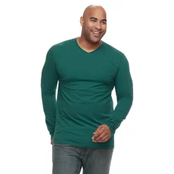 Big & Tall Apt. 9® Premier Flex Classic-Fit Stretch V-Neck Tee -Campus Sutra Shop 2954170 Lost Lagoon