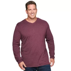 Big & Tall Apt. 9® Premier Flex Classic-Fit Stretch V-Neck Tee -Campus Sutra Shop 2954170 Winetasting
