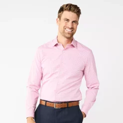 Men's Apt. 9® Premier Flex Slim-Fit Spread-Collar Dress Shirt
