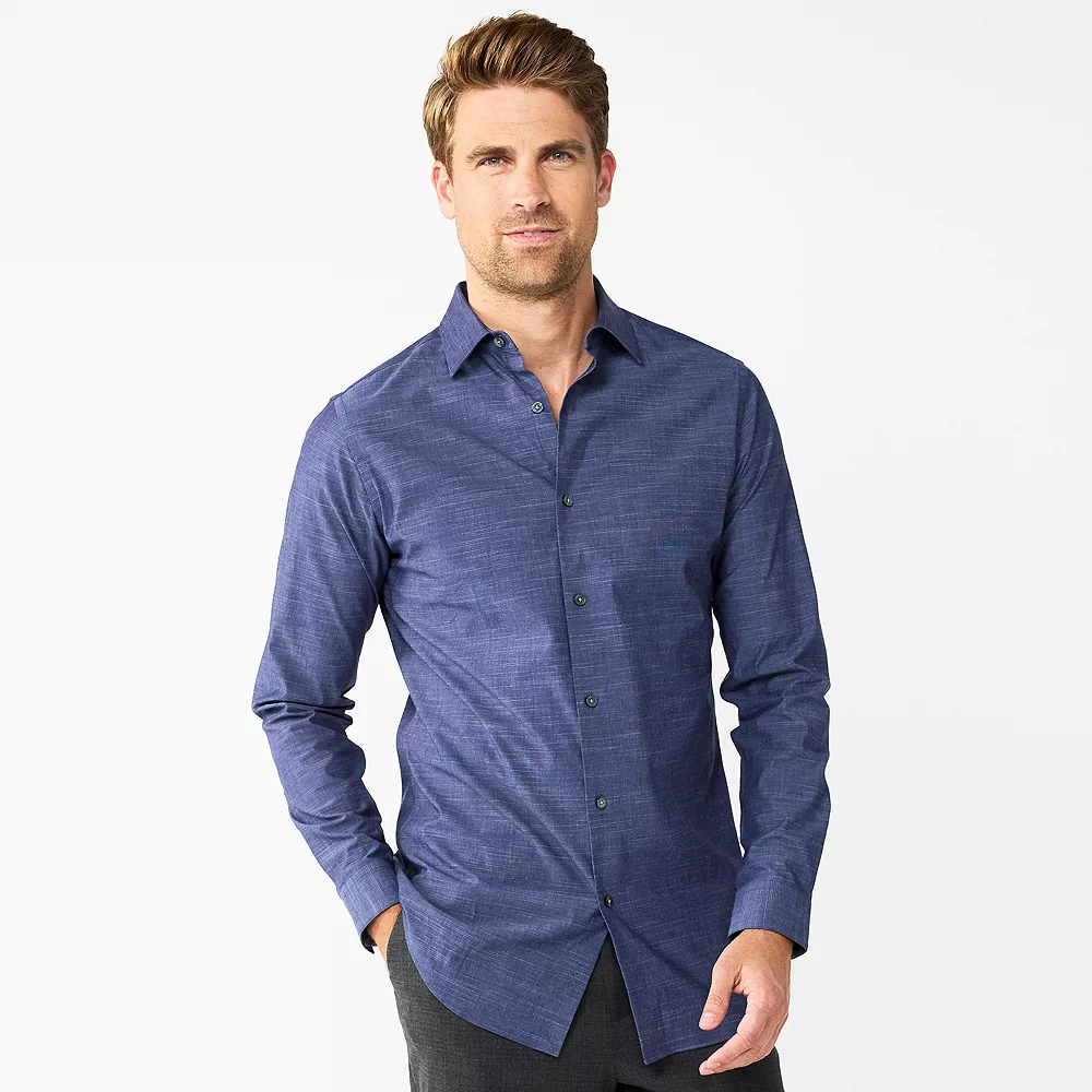 Men's Apt. 9® Premier Flex Slim-Fit Spread-Collar Dress Shirt 8 Men's Apt. 9® Premier Flex Slim-Fit Spread-Collar Dress Shirt - Image 7