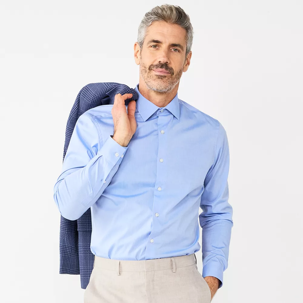 Men's Apt. 9® Premier Flex Slim-Fit Spread-Collar Dress Shirt 12 Men's Apt. 9® Premier Flex Slim-Fit Spread-Collar Dress Shirt - Image 11