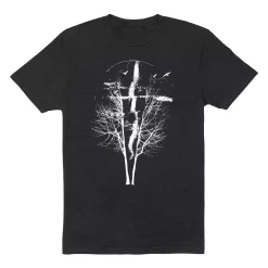 Men's Apt. 9® Nature Graphic Tee -Campus Sutra Shop 4816692 Carbon Black