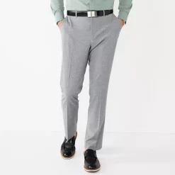Men's Apt. 9® Premier Flex Performance Slim-Fit Washable Suit Pants 21 Men's Apt. 9® Premier Flex Performance Slim-Fit Washable Suit Pants -Campus Sutra Shop 5011546 Light Gray Seersucker