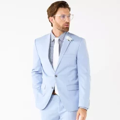 Men's Apt. 9® Premier Flex Performance Extra-Slim Washable Suit Jacket -Campus Sutra Shop 5012047 Light Blue