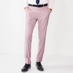 Men's Apt. 9® Premier Flex Performance Extra-Slim Washable Suit Pants -Campus Sutra Shop 5012075 Dusty Pink