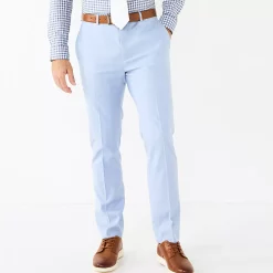 Men's Apt. 9® Premier Flex Performance Extra-Slim Washable Suit Pants -Campus Sutra Shop 5012075 Light Blue
