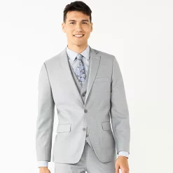 Men's Apt. 9® Premier Flex Performance Slim-Fit Washable Suit Jacket -Campus Sutra Shop 5012088 Light Gray