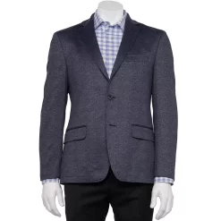 Men's Apt. 9® Premier Flex Slim-Fit Knit Sport Coat -Campus Sutra Shop 5031950 Blue Plaid
