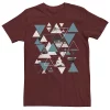 Men's Apt. 9® Abstract Geometric Triangle Collage Tee -Campus Sutra Shop 5046623 Cardinal