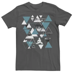Men's Apt. 9® Abstract Geometric Triangle Collage Tee -Campus Sutra Shop 5046623 Charcoal