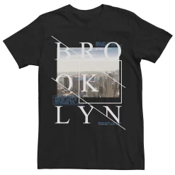 Men's Apt. 9® Brooklyn Text Skyline Overlay Poster Tee