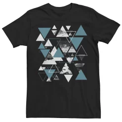 Men's Apt. 9® Abstract Geometric Triangle Collage Tee -Campus Sutra Shop 5046629 Black