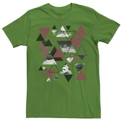 Men's Apt. 9® Abstract Geometric Triangle Collage Tee -Campus Sutra Shop 5046629 Kelly