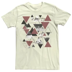 Men's Apt. 9® Abstract Geometric Triangle Collage Tee -Campus Sutra Shop 5046629 Natural