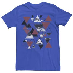 Men's Apt. 9® Abstract Geometric Triangle Collage Tee -Campus Sutra Shop 5046629 Royal