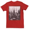 Men's Apt. 9® Framed American Flag Skyline Tee -Campus Sutra Shop 5047087 Red