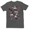 Men's Apt. 9® Abstract Geometric Triangle Collage Tee -Campus Sutra Shop 5047097 Charcoal