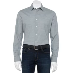 Big & Tall Apt. 9® Premier Flex Spread-Collar Dress Shirt -Campus Sutra Shop 5061893 Steel