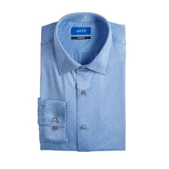 Men's Apt. 9® Slim-Fit Performance Knit Spread-Collar Dress Shirt -Campus Sutra Shop 5158871 ALT