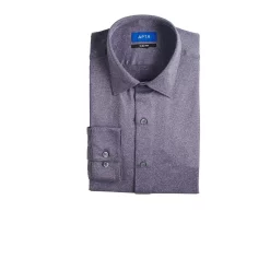 Men's Apt. 9® Slim-Fit Performance Knit Spread-Collar Dress Shirt -Campus Sutra Shop 5158871 Purple Texture