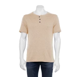 Men's Apt. 9® Core Classic-Fit Henley -Campus Sutra Shop 5211560 Oatmeal