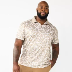 Big & Tall Apt. 9® Polo -Campus Sutra Shop 5274150 Brown Jumbo Leaves