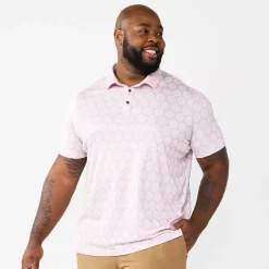 Big & Tall Apt. 9® Polo -Campus Sutra Shop 5274150 Purple Geo Leaf