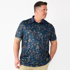 Big & Tall Apt. 9® Polo -Campus Sutra Shop 5274150 Tropical Navy
