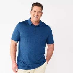 Big & Tall Apt. 9 Regular-Fit Performance Polo -Campus Sutra Shop 5280571 Blue