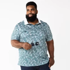 Big & Tall Apt. 9 Regular-Fit Performance Polo -Campus Sutra Shop 5280571 Palm Leaves