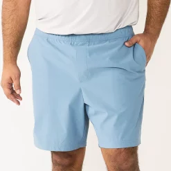 Big & Tall Apt. 9® Premier Flex E-Waist 9-inch Shorts -Campus Sutra Shop 5480312 Chelsea Blue