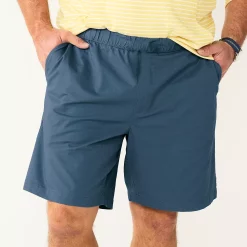 Big & Tall Apt. 9® Premier Flex E-Waist 9-inch Shorts -Campus Sutra Shop 5480312 Pledge Blue