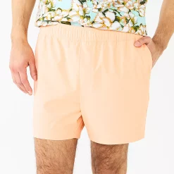 Men's Apt. 9® Premier Flex E-Waist 5-inch Shorts -Campus Sutra Shop 5483168 Peach