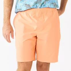 Men's Apt. 9® Premier Flex E-Waist 9-inch Shorts -Campus Sutra Shop 5483169 Peach