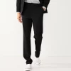 Men's Apt. 9® Premier Flex Knit Slim-Fit Suit Pants -Campus Sutra Shop 5511182 Black