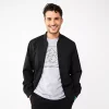 Men's Apt. 9®Premier Flex Slim-Fit Bomber Suit Jacket -Campus Sutra Shop 5511356 Black Bomber