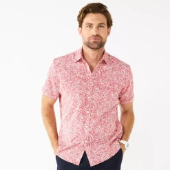 Men's Apt. 9® Slim-Fit Athleisure Button Down Tech Shirt 15 Men's Apt. 9® Slim-Fit Athleisure Button Down Tech Shirt -Campus Sutra Shop 5546121 Abstract Foliage