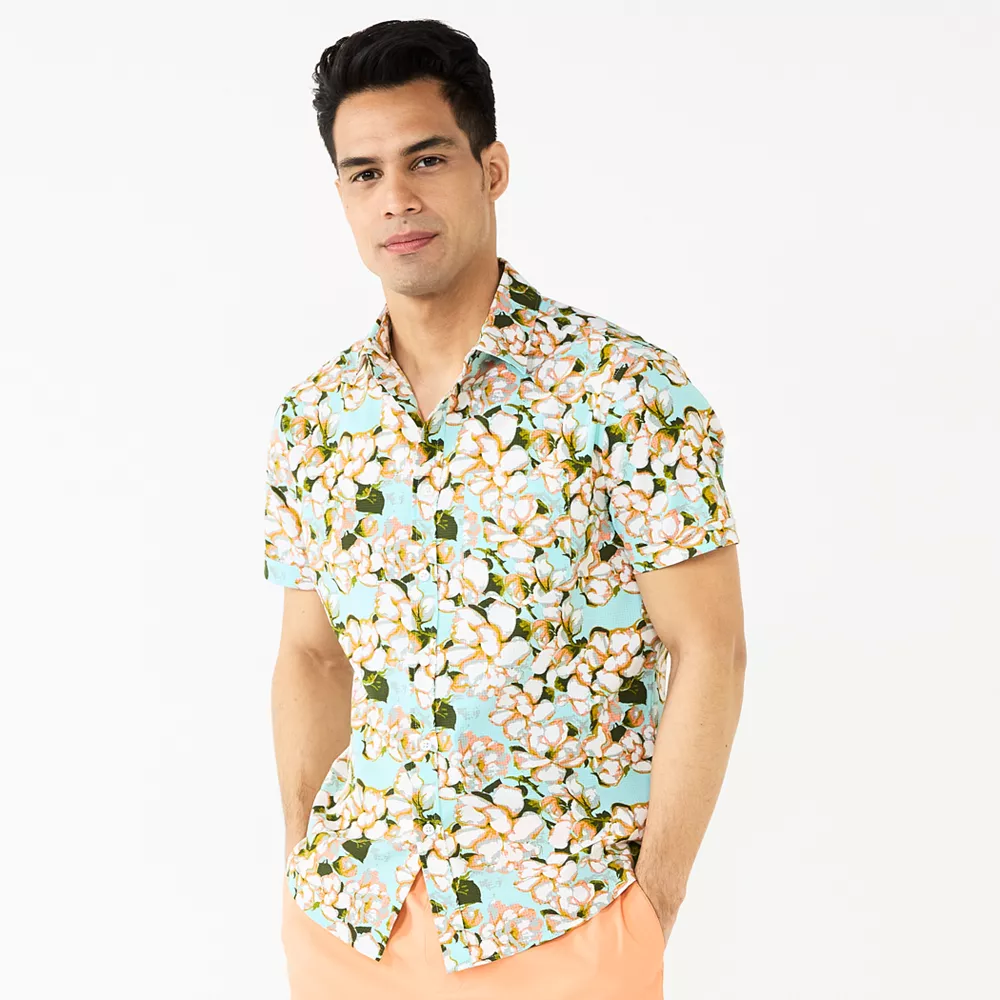 Men's Apt. 9® Slim-Fit Athleisure Button Down Tech Shirt 5 Men's Apt. 9® Slim-Fit Athleisure Button Down Tech Shirt - Image 3