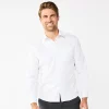 Men's Apt. 9® Slim Untucked-Fit Athleisure Tech Shirt -Campus Sutra Shop 5569405 Modern White