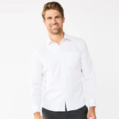 Men's Apt. 9® Slim Untucked-Fit Athleisure Tech Shirt