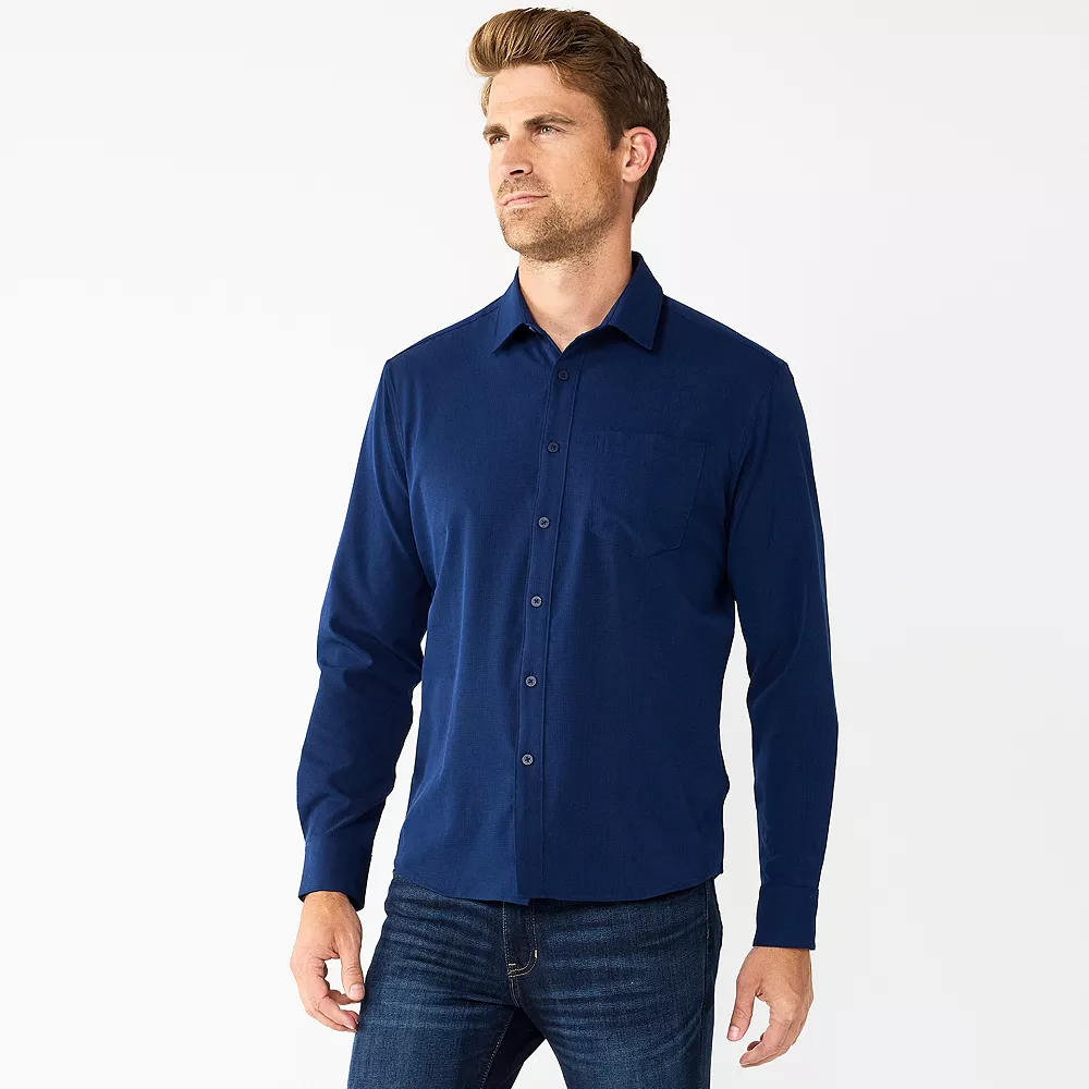 Men's Apt. 9® Athleisure Untucked-Fit Tech Shirt 13 Men's Apt. 9® Athleisure Untucked-Fit Tech Shirt - Image 11
