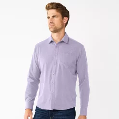 Men's Apt. 9® Athleisure Untucked-Fit Tech Shirt 15 Men's Apt. 9® Athleisure Untucked-Fit Tech Shirt -Campus Sutra Shop 5660049 Lavendar